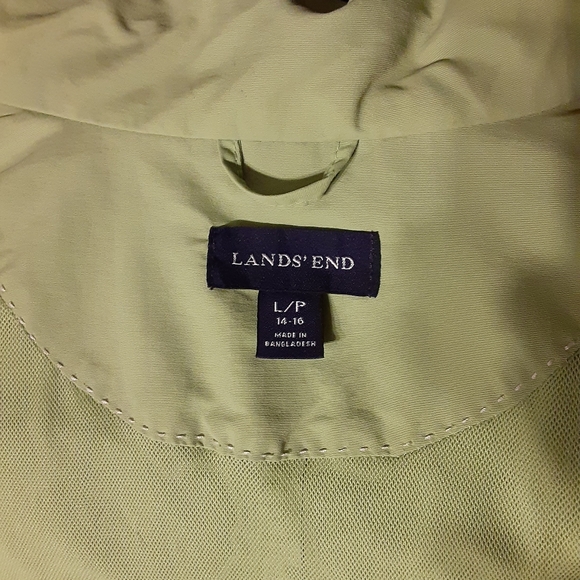 LANDS' END lightweight hooded jacket LP - Picture 7 of 8